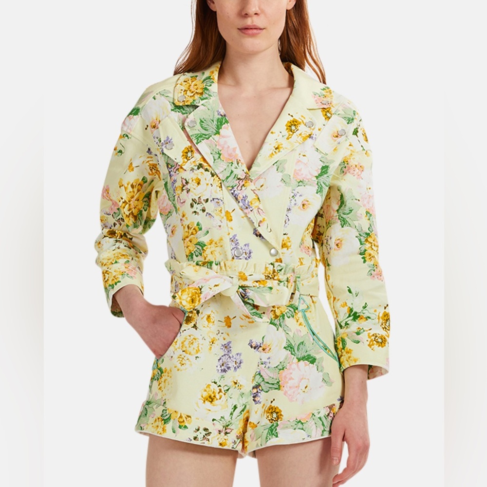 For Love and Lemons Chamomile Romper | Sz S